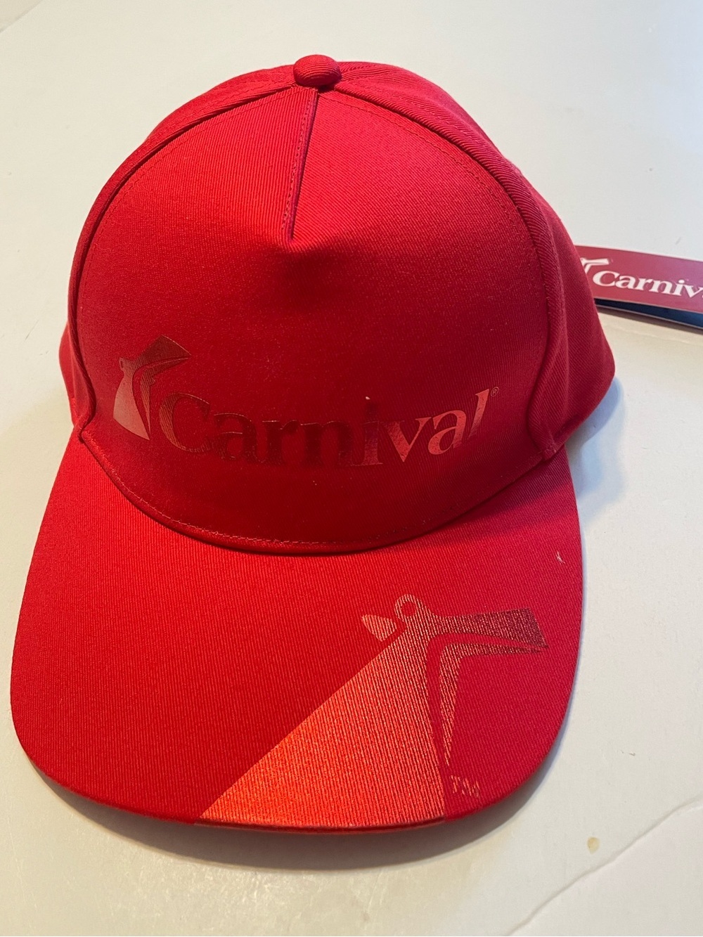 Carnival Red Logo Baseball Cap Unisex